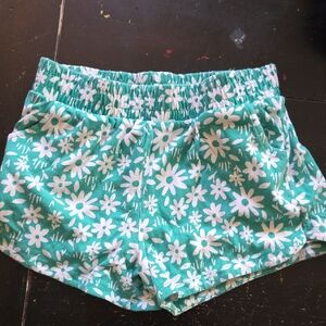 Wonder Nation Green Floral Women's Shorts